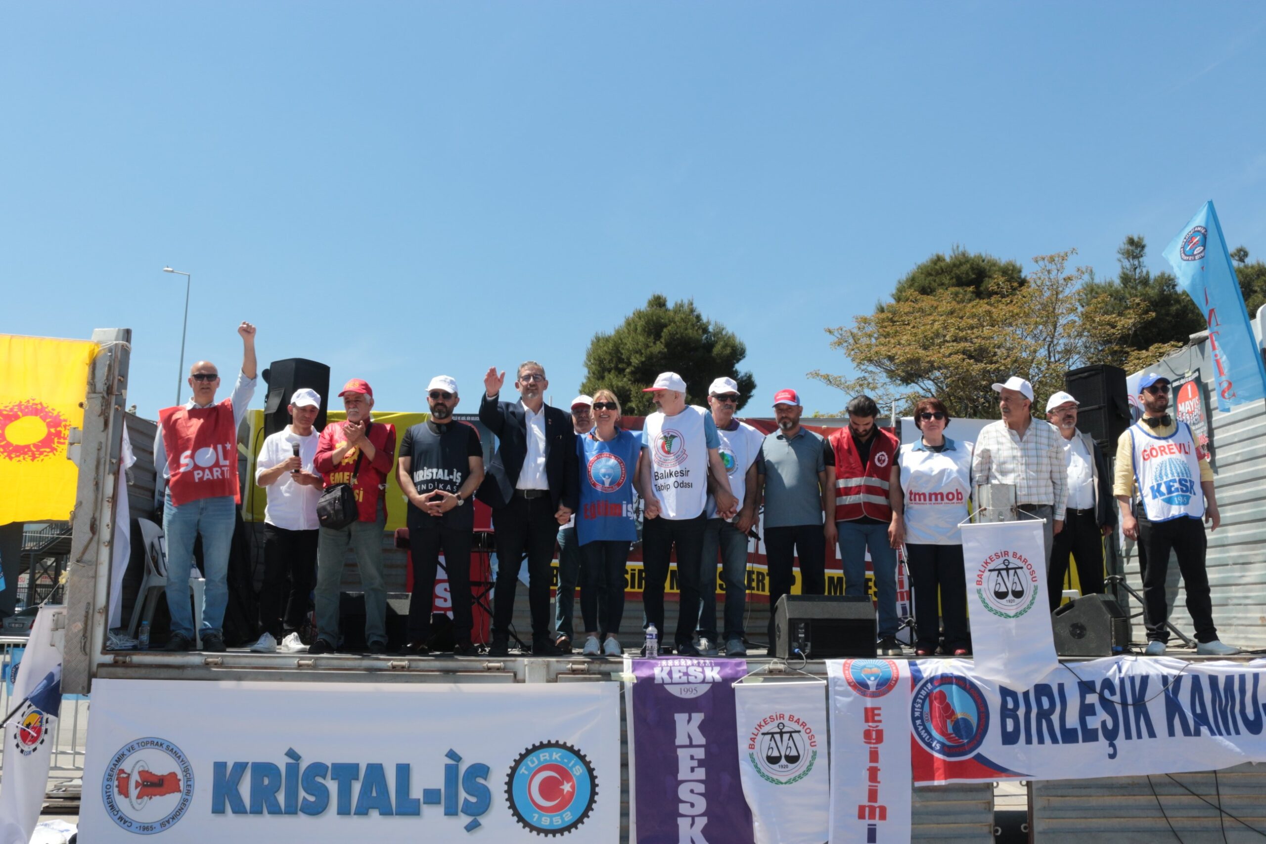 1 Mayıs Birlik-Mücadele ve Dayanışma Günü coşkuyla kutlandı