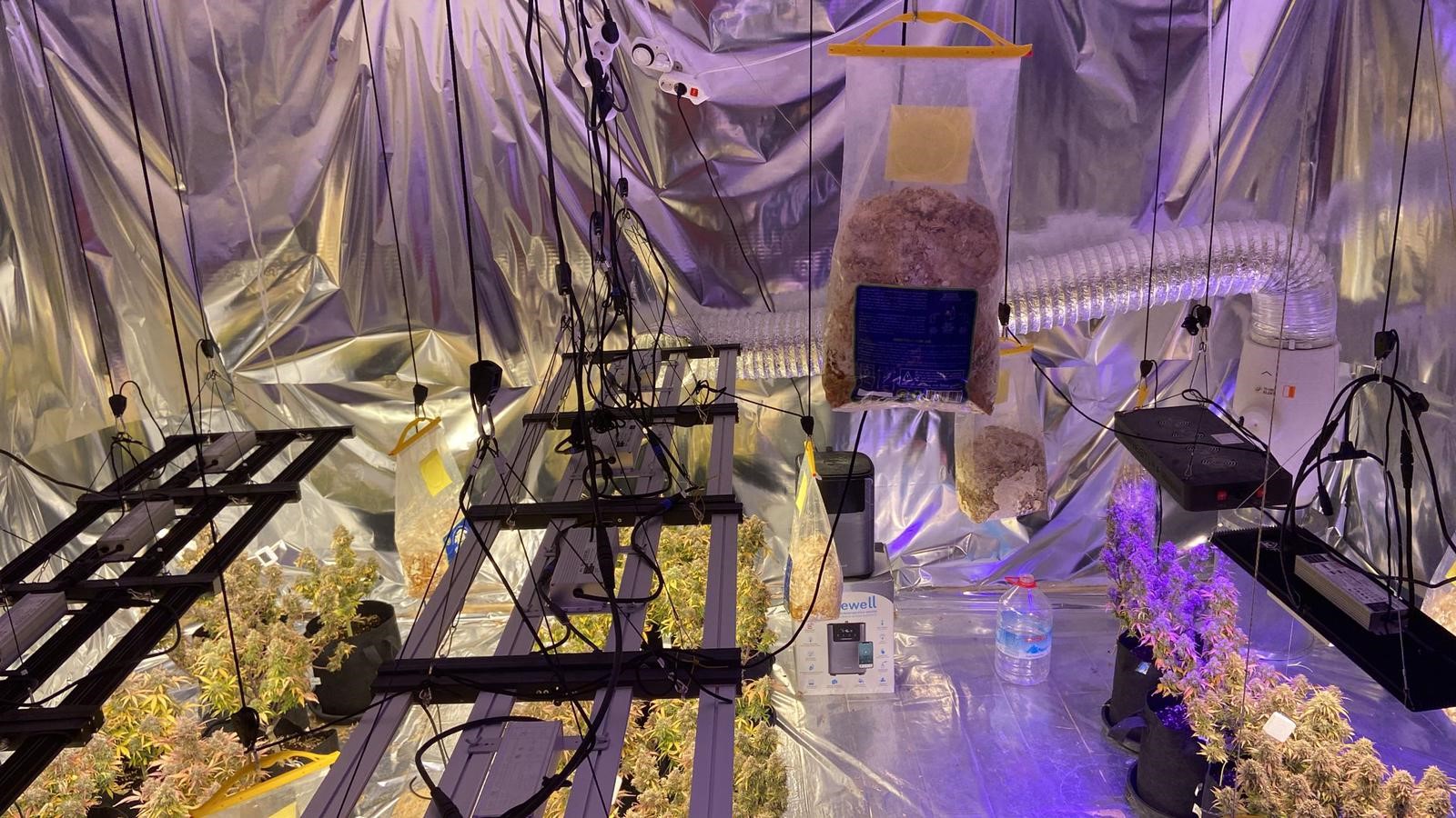 Villa değil, uyuşturucu imalathanesi