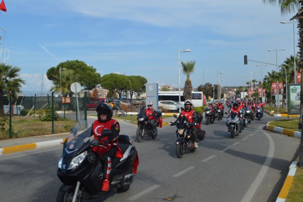 Cumhuriyet’in 100. yıldönümünde 41 motosikletliden Kuvayi Milliye sürüşü