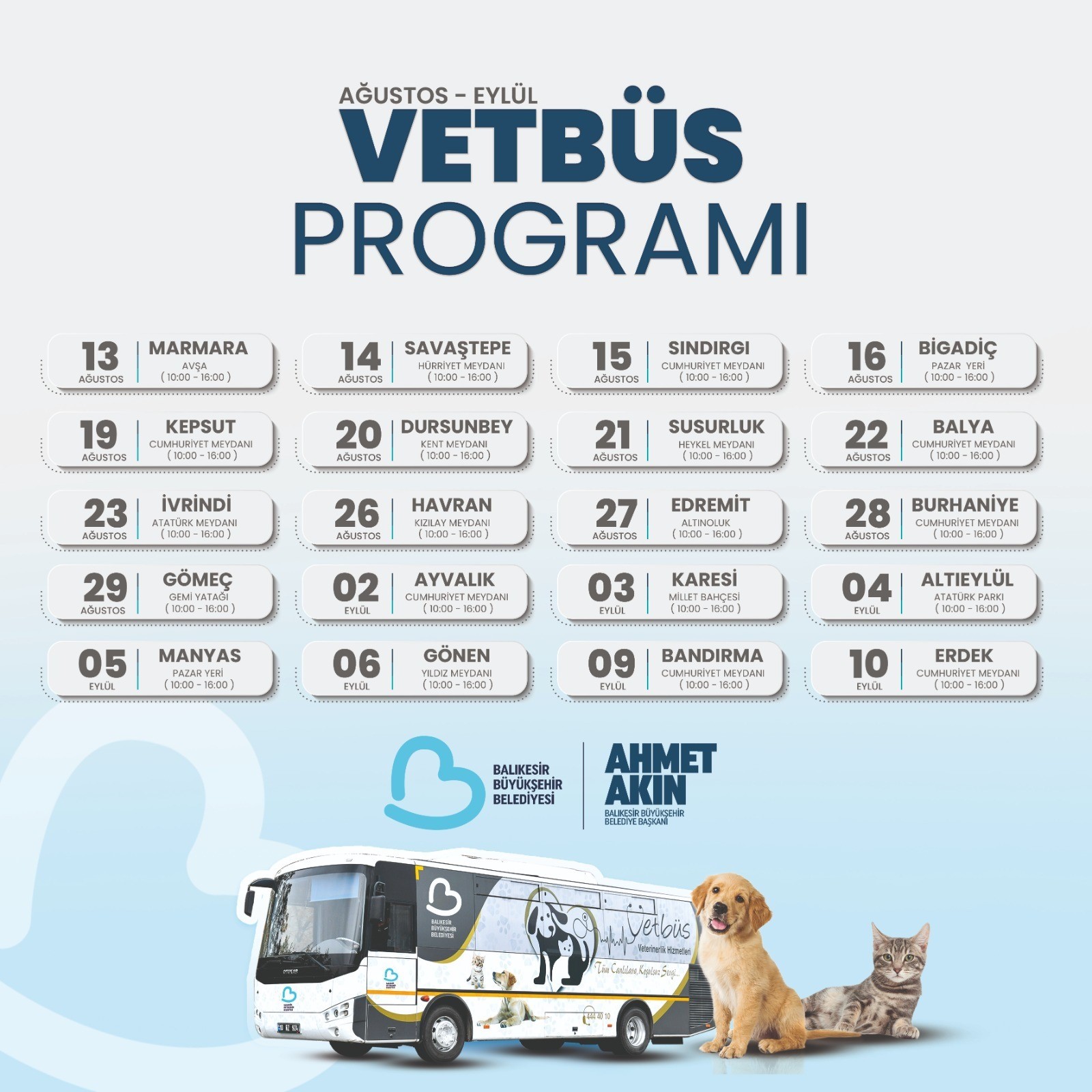 VETBÜS can dostlar için yola çıktı